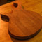 Black walnut top with maple accent on a 5 string bass