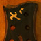 Xylem logo and ebony veneer on a Xylem headstock