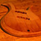 Bois de Rose inlay on the lower bout of a custom bass