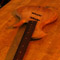Bois de rose headstock on a 4 string bass