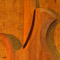 Neck joint on a single cutaway mahogany bass