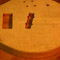 Scroll of a flamed maple Xylem bass guitar
