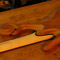 Neck joint of a custom bass with ebony shim