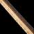 Fall leaf inlays on the custom bass' ebony fretboard with macassar ebony/black limba body in the background