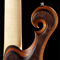 Custom bass with a black walnut scroll