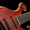 Bridge, Jazz pickups and both scrolls of a 6 string custom bass