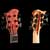 Silhouette of a Xylem 6 string bass with two scrolls