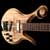 Back of a Xylem ball scroll on a custom bass