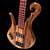 Neck profile and well-dressed frets on a Xylem lefty bass