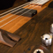 Output jack, volume and tone controls and EMG-DC pickup of the 4 string bass
