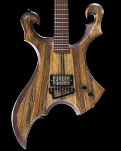 Metal style guitar with Bare Knuckle Warpig pickup