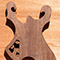 Black walnut core of a metal style custom guitar body