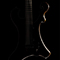 Highlight of the custom 7 string guitar's contour