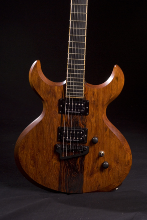 Custom guitar body front