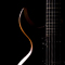 Highlight of the custom guitar's contour