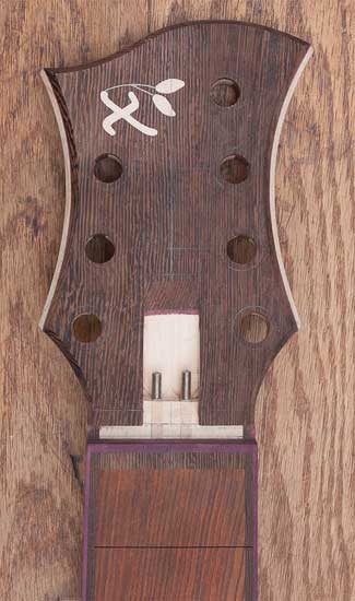 7-string bass neck with wenge/ash headstock