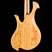 Swamp ash bass guitar with flamed maple neck