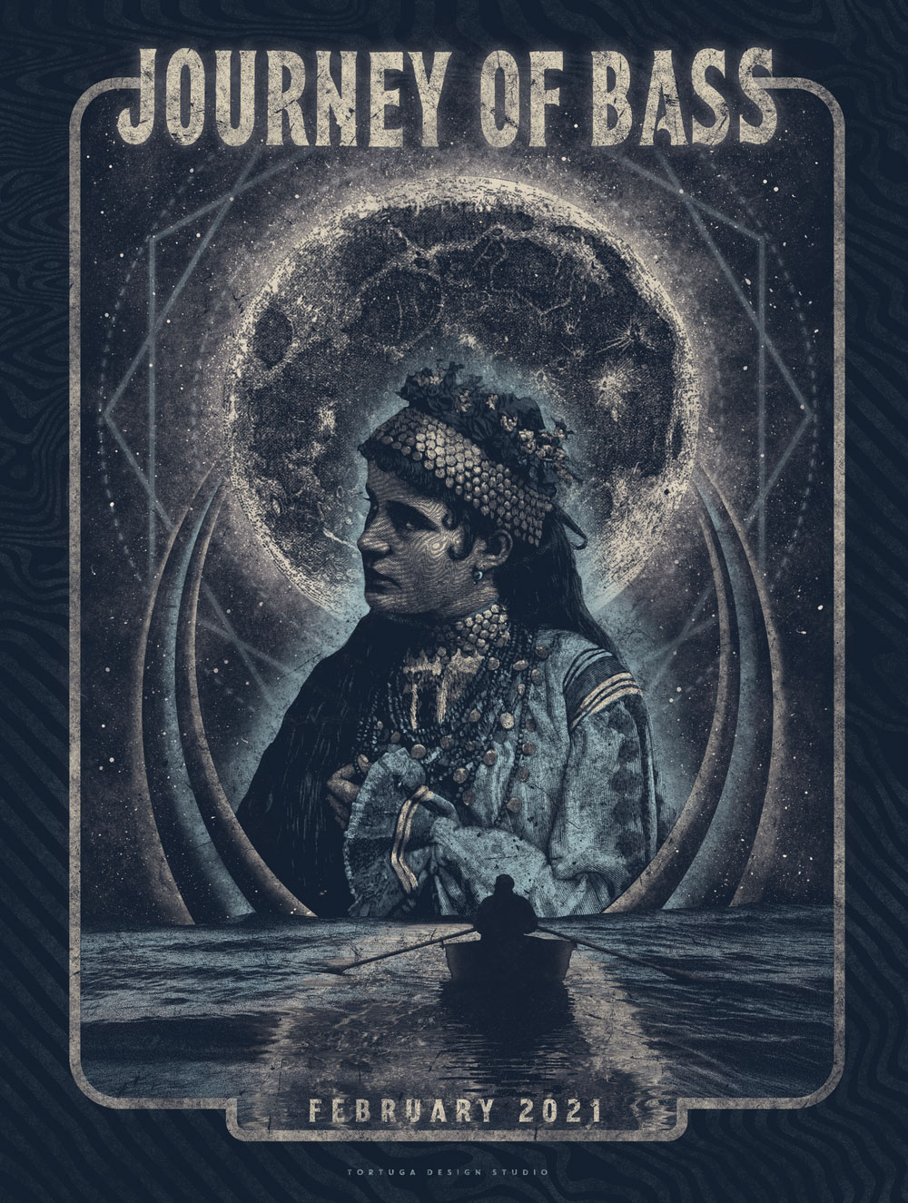 Tortuga Design band poster Goodbye Luna