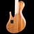 Single-cut 5-string custom bass with mahogany body, back