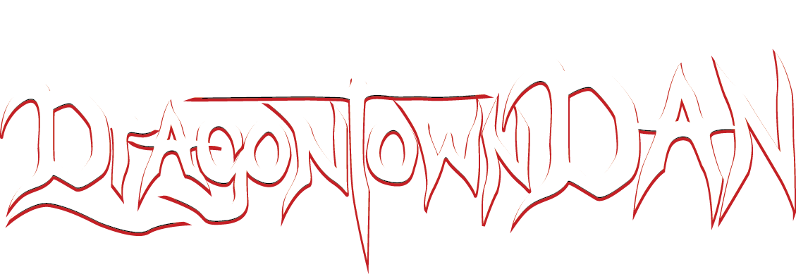 Logo of Alice Cooper tribute band DragonTown Dan