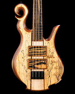 Reverse scroll bass with Wal bass-like pickups