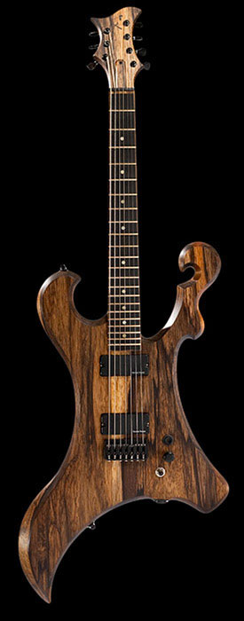 Xylem black limba custom 7 string guitar with a killswitch, Seymour Duncan Blackouts and Hipshot hardware