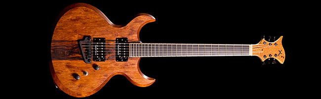 Custom guitar with Seymour Duncan pickups, SG style body
