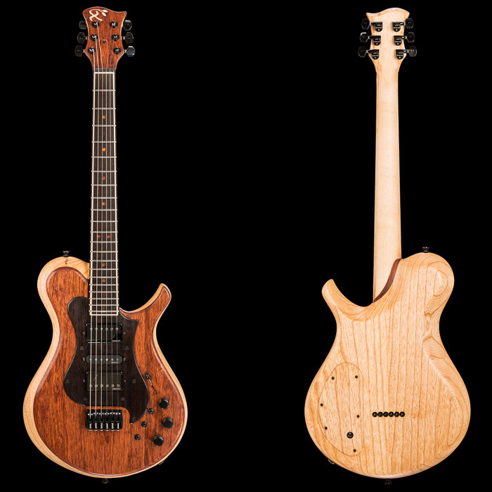 Single-cut Xylem guitar with Fishman Fluence pickups